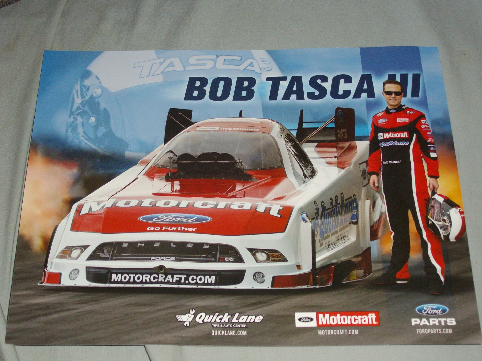 Bob Tasca Racing Engine 2013 BOB TASCA III MOTORCRAFT / QUICK LANE FORD SHELBY FUNNY CAR NHRA ...