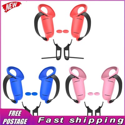 Silicone Controller Grips Non-Slip Handle Cover for Meta Quest 3/3S(Red)