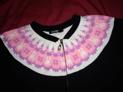 CUNE Rabbit Japan sweater jacket zipper sweater american ethnic tribal