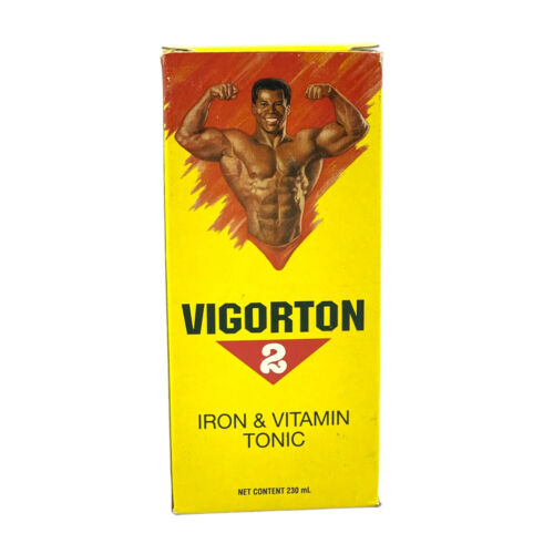 Vigorton 2 Iron and Multivitamin Tonic Build Up Body 230 ml B2 B6 B12