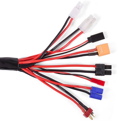 Cargador 8IN1 RC Adaptador Enchufe 4.0mm Banana/XT60 TRX Tamiya JST Futaba T-Dean - Imagen 7 de 13