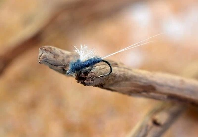 REGION FISHING RS2 Grey Emerger Midge Nymph Fly - 12 Flies - Mustad Signature Hook