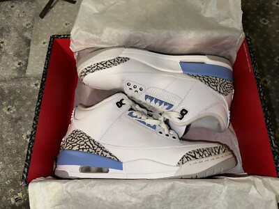 Size 9.5 - Jordan 3 Retro Mid UNC 193154676310| eBay