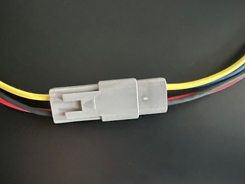 14 AWG Assembled Deutsch 4 Pin waterproof connector 6" wire - Picture 6 of 7