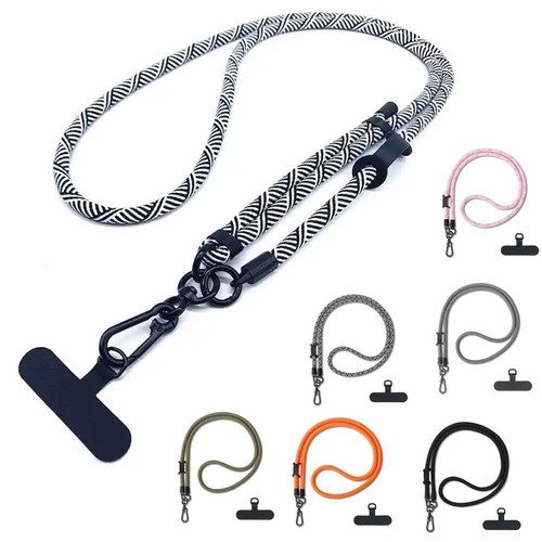 Adjustable Length Cell Phone Lanyard Neck Straps For iPhone 13 Pro 12 14 15 R5G2