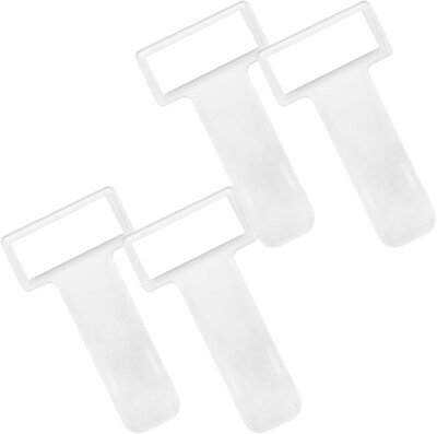 4 Stück Auto Parkschein Halter Clip Transparent Selbstklebend Windschutzscheibenhalterung
