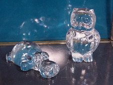 Lila Kristall Vogel Figur - Handgemachte Deko Für Zuhause