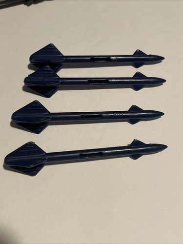 Gi Joe Cobra 1988 Skystorm: full set of missiles sky storm Original Parts Part 1