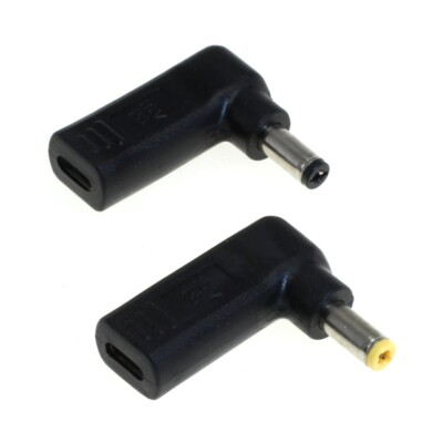 Laptop USB-C PD Ladeadapter-Set für ACER HP TOSHIBA 19V (5.5*2.5mm / 5.5*2.1mm)
