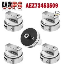 5pcs Oven Range Stove Knob Assembly Fit for lg Replace AEZ73453509 AEZ72909008