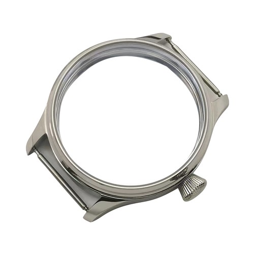 42mm Stainless Steel Mineral Glass Watch Case For ETA 6497 6498 ST3600 Movement - Picture 2 of 9