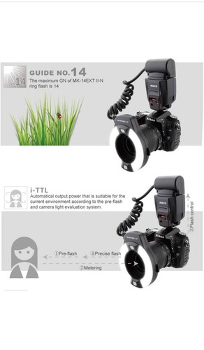 Meike MK-14EXT iTTL TTL LED Macro Ring Flash Light For Nikon D800 D5200 D7100 US - Picture 4 of 8