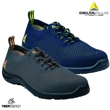 Delta Plus Summer S1P SRC Knitted Breathable Steel Toe Cap Safety Trainers Shoes