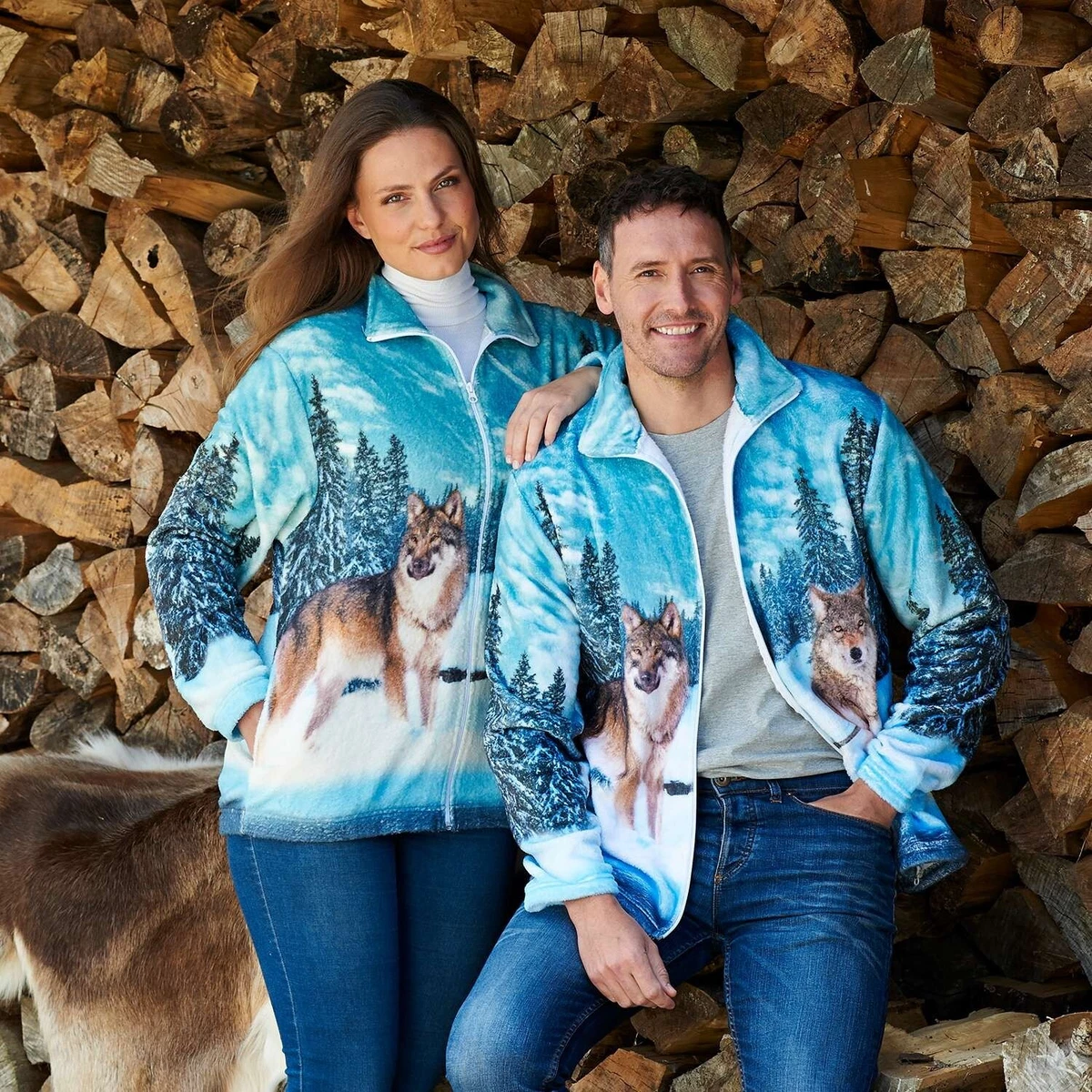 Wolf fleece jacket deals