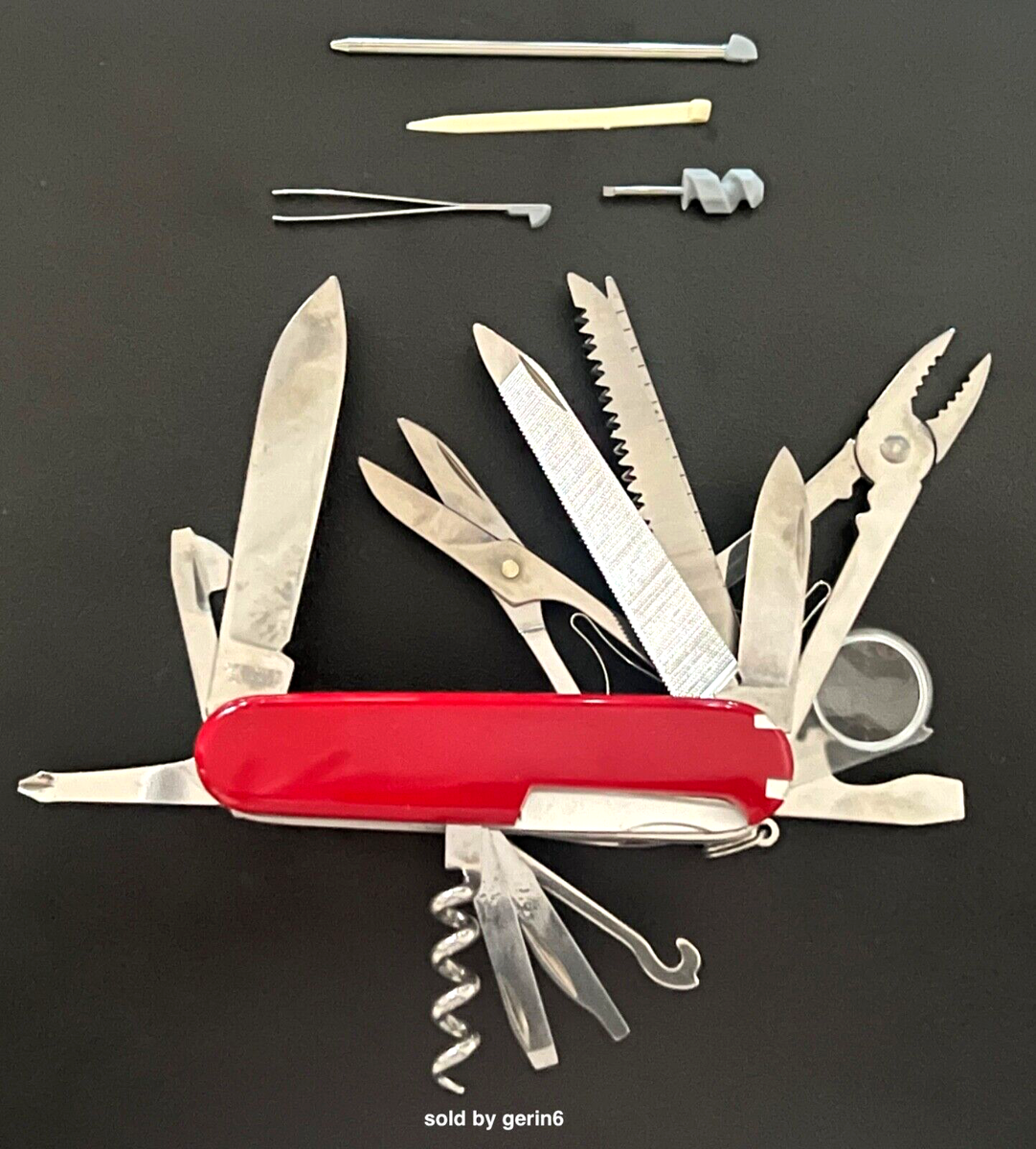 Swiss Army Original Knife, Red Swisschamp, Victorinox 1.6795, New