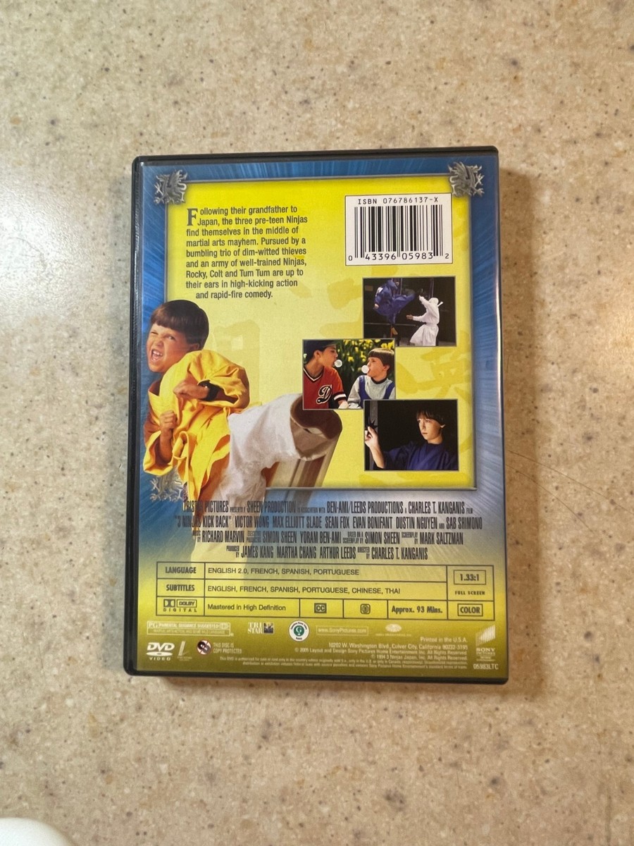3 Ninjas Kick Back (DVD, 2001) | eBay