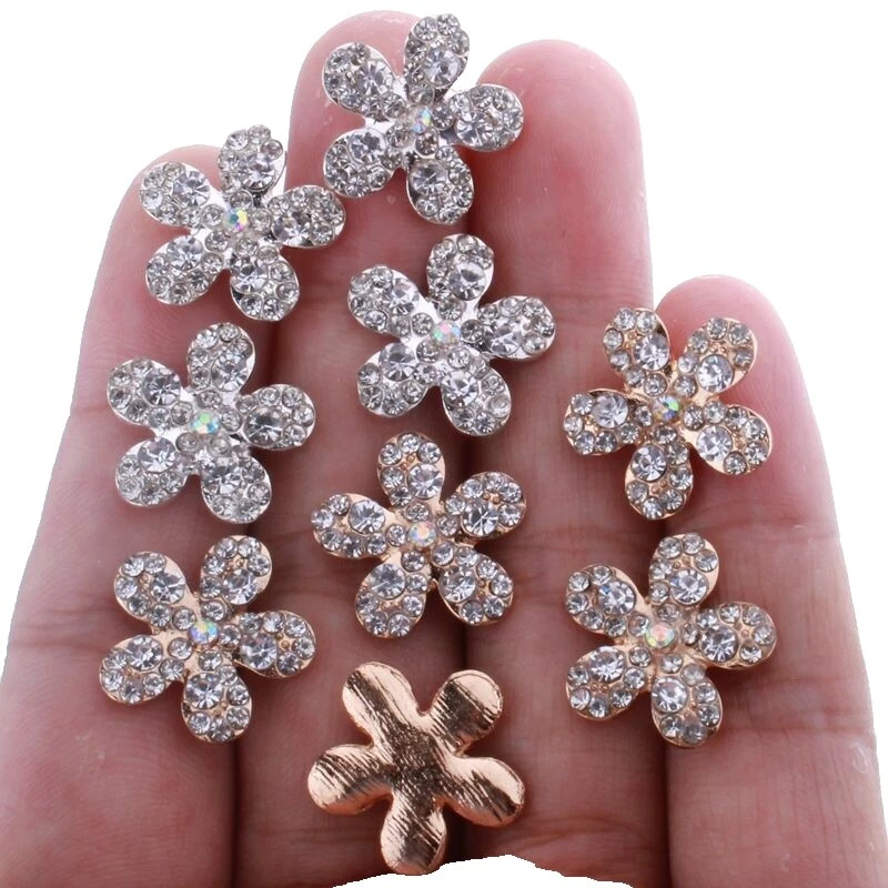 Botones para hacer tarjetas y álbum de recortes Rhinestone Star