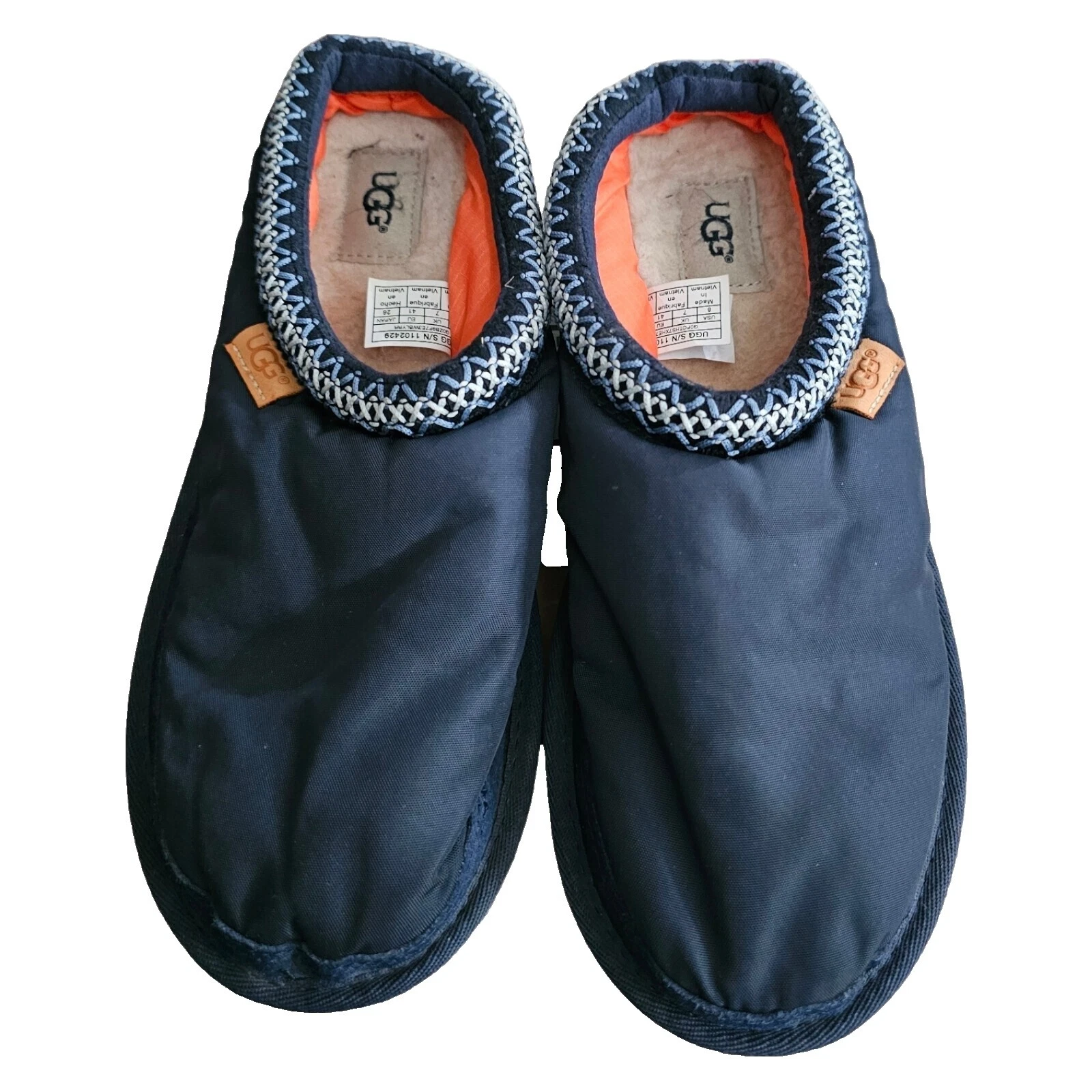 Pantuflas para hombre azul marino