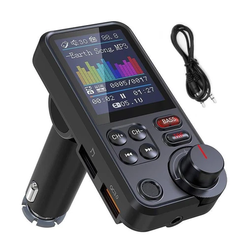Bluetooth Car Kit MP3 Player FM Transmitter Wireless Radio Adapter 2 USB Charger