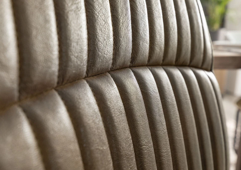 Freischwinger Esszimmerstuhl Wartezimmer Echtleder 52x62x89 grau Stuhl Sessel - Bild 4 von 4