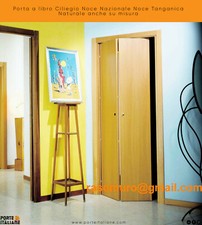 Porta a libro Ciliegio Noce Nazionale Noce Tanganica Naturale anche su misura