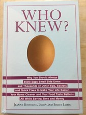 WHO KNEW? by Jeanne Bossolina Lubin & Bruce Lubin (2006 Hardcover)
