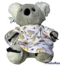 Vintage Build A Bear Koala 11" Plush Stuffed Animal 1997 With Teddy Bear Shirt
