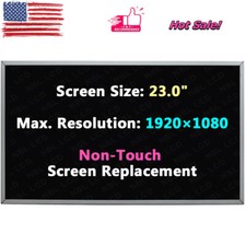1920 1080 Resolution LCD Replacement Display Screen for Dell 23" New Non-Touch
