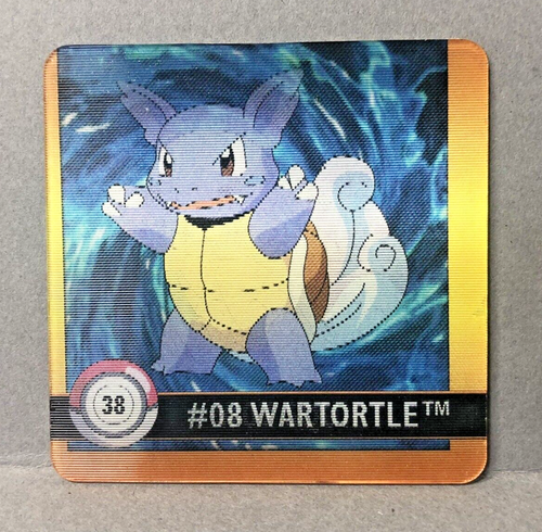 1999 Artbox Pokemon Action Flipz Premier Edition Squirtle Wartortle #38 - Picture 1 of 2