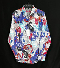 Robert Graham WINGATE Bold Paisley 238 Large Classic Fit NEW NWT FREESHIP L