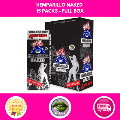 Hemparillo Naked King Size Blättchen volle Box - 15 KOSTENLOSER VERSAND MIT NACHVERFOLGUNG NEU