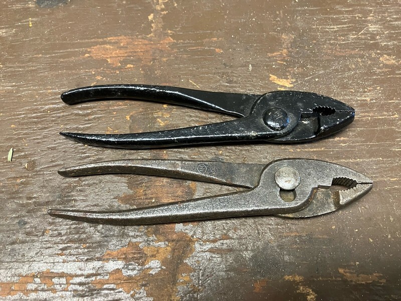 One Pr VTG Original McKaig Hatch MH 6 1/2 In Screwdriver Tip Slip Joint Pliers