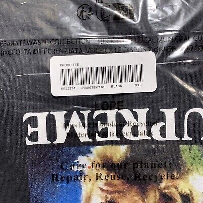 SUPREME KURT COBAIN TEE BLACK SIZE XXL SS23 WEEK 1 (100 SUPREME KURT COBAIN TEE BLACK SIZE XXL SS23 WEEK 1 (100
