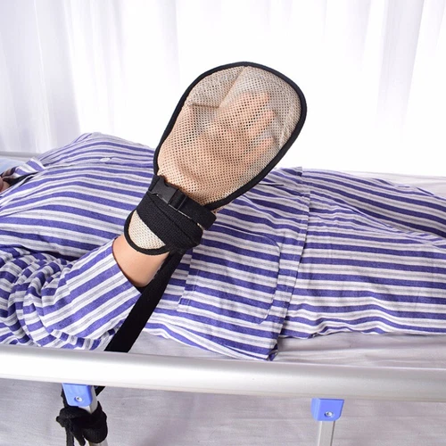 1 Pack Restraint Gloves for Elderly Dementia Patients Care Autistic Child Safety - Picture 15 of 26