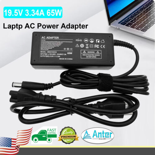 65W 19.5V 3.34A AC Adapter Charger Power Cord For Dell Latitude 3190 3340