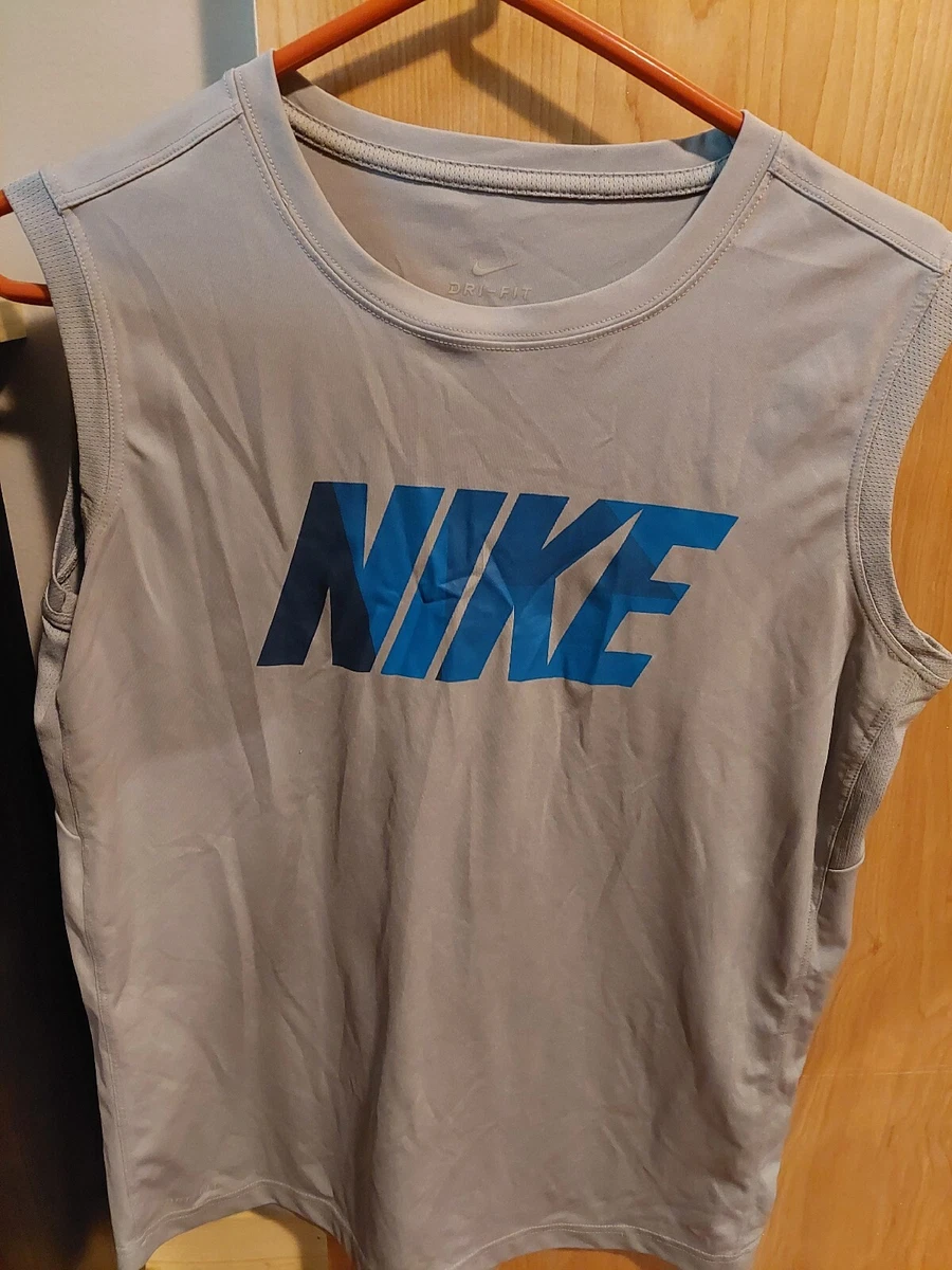 Boys nike shop tank tops