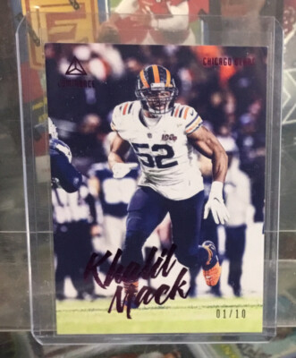 2020 Panini Luminance KHALIL MACK 01 /10 PURPLE SSP Bears  