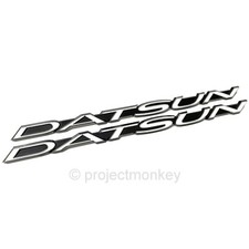 Oem Nissan 70-73 Datsun 240z S30 S31 Front Fender Datsun Side Emblems Genuine