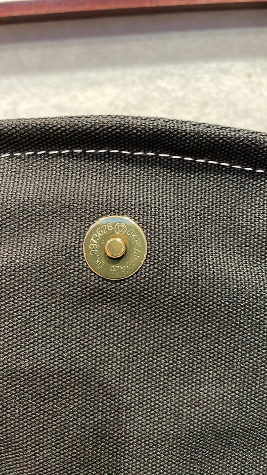 Vivienne Westwood Edgewear Shoulder Bag Denim Gold Big Orb Gold With Tags - Image 3 of 4