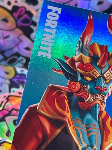 2019 Panini Fortnite Series 1 BRAZIL #186 FIREWALKER Holo RARE - Bild 4 von 7