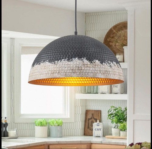 NEW Pendant Light for Kitchen Large Dome 16”Farmhouse Pendant Light