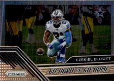 Ezekiel Elliott 2020 Panini Prizm Go Hard Of Go Home Card #6