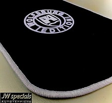 Autoteppich Fußmatten für VW Polo 86C Wolfsburg Edition Silber 1981-1994 Velours