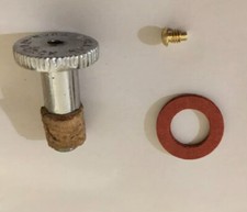 EWARTS PULL ON PLUNGER STYLE PETROL FUEL TAP WITH CORK FOR BSA NORTON Bike