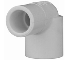 NEW Charlotte Pipe 1 in. PVC Schedule. 40 90-Degree Spigot x S Street Elbow Fitt