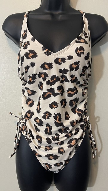 one piece cheetah print swimsuit