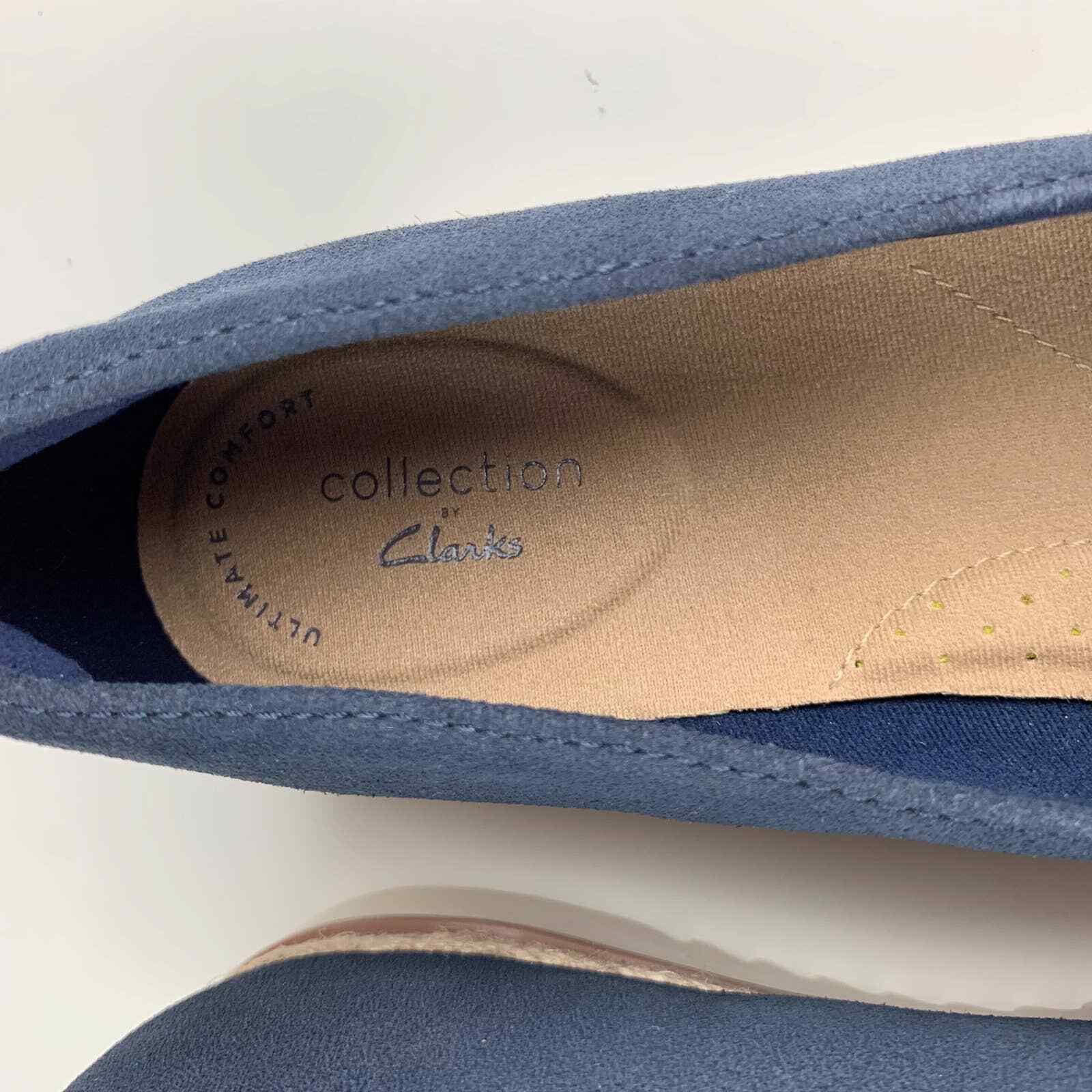 Clarks Collection Serena Paige Loafers Slip On Blue C… Gem