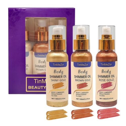Body Glow OilBody BronzerBody Shimmer LotionShimmer Body OilHighlighterGlitte...