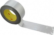 1 Roll 3M High Temp Aluminum Foil Glass Cloth Tape 363, 2" W x 36 yd L x 7.3 mil