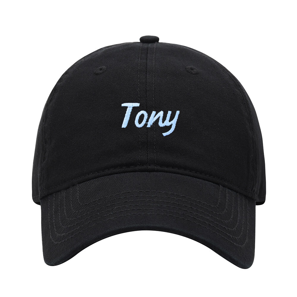 Baseball Cap Men Name Tony Gift Embroidered Washed Cotton Dad Hat Baseball Caps